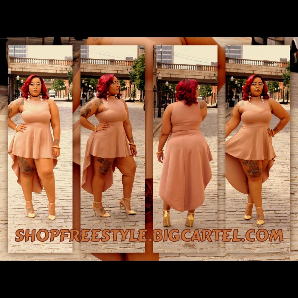 Plus size hi-low dress!!